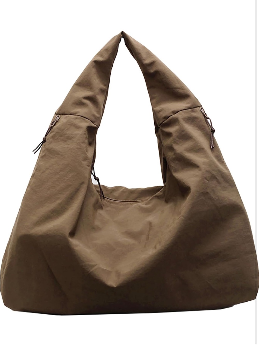 Everyday Oversized Tote in Olive — Lightweight Shoulder Bag